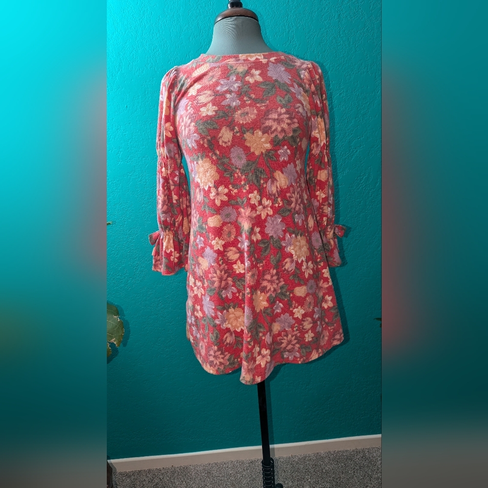 Floral Girl Dress Brand Bonnie Jean  Size 12